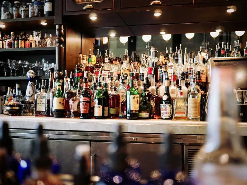 Many Variants Alcoholic Beverages Displayed at the Dining and Brewery Area at the the Treehouse Brewery